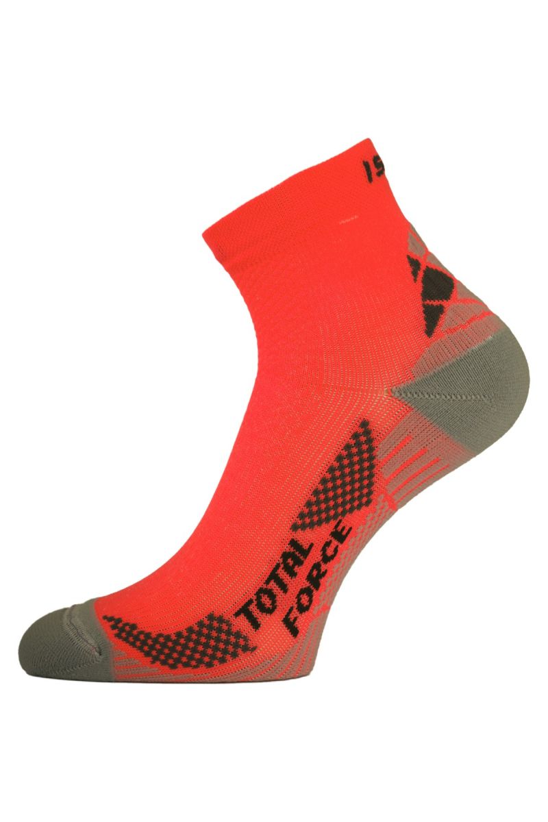 Lasting RTF 210 oranžové běžecké ponožky Velikost: (34-37) S ponožky