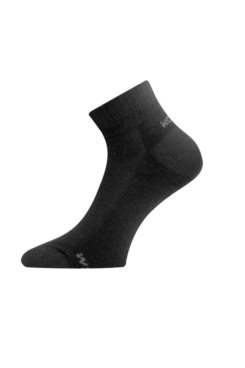 E-shop Lasting WDL 900 černé ponožky z merino vlny