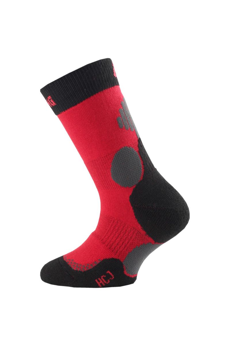 Lasting HCJ 306 červená junior Velikost: (34-37) S ponožky