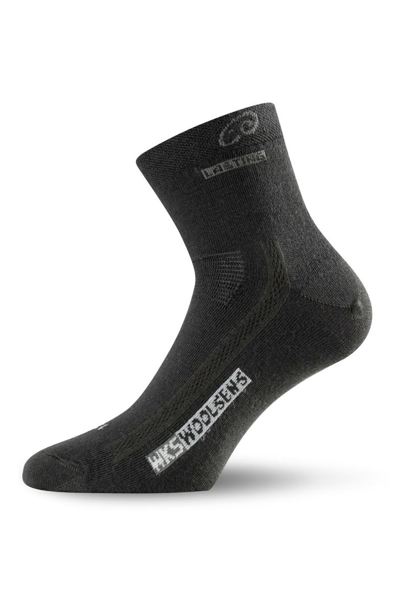 Lasting WKS 900 černé ponožky z merino vlny Velikost: (34-37) S 8595067844527 ponožky
