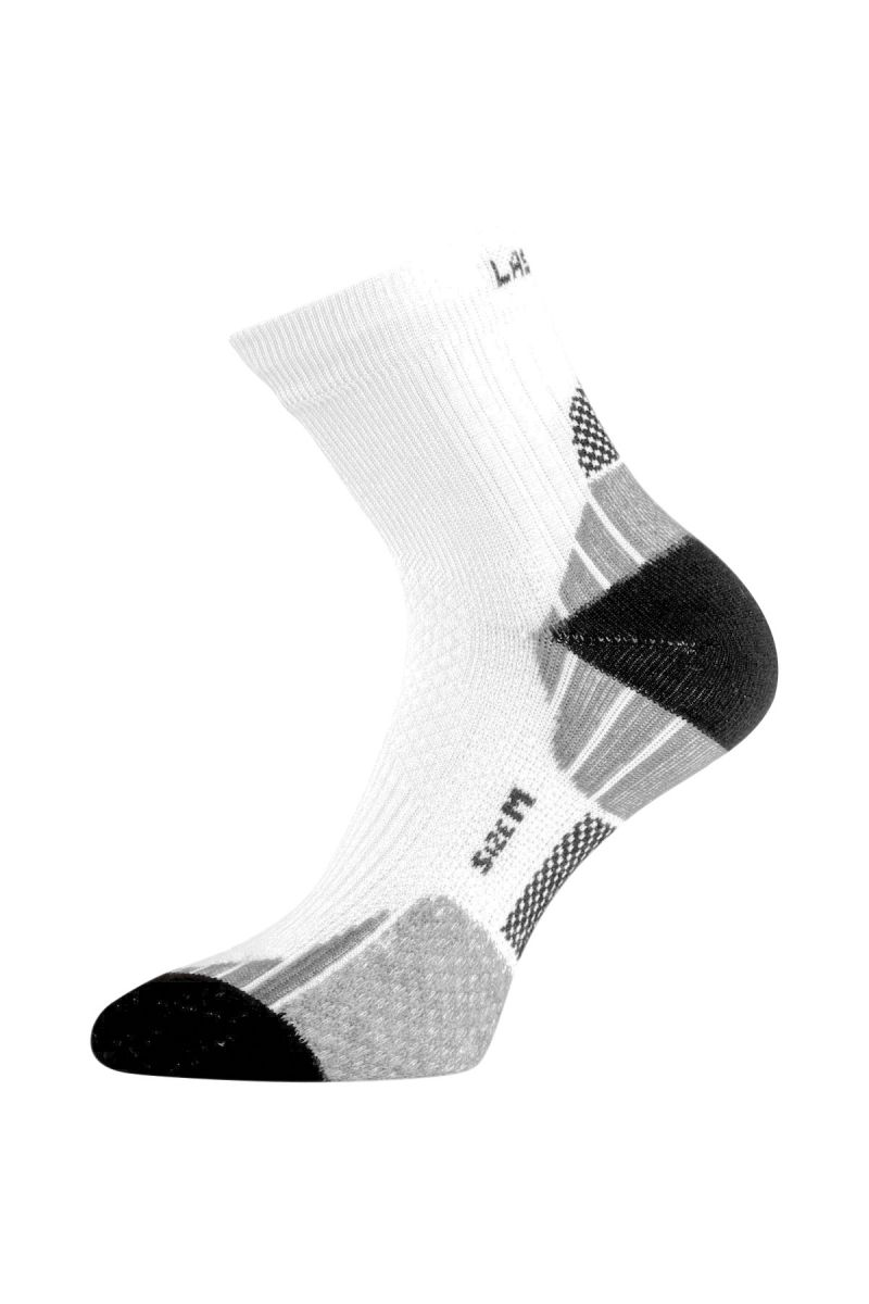 Lasting ATL ponožky pro aktivní sport 009 bílá Velikost: (42-45) L ponožky