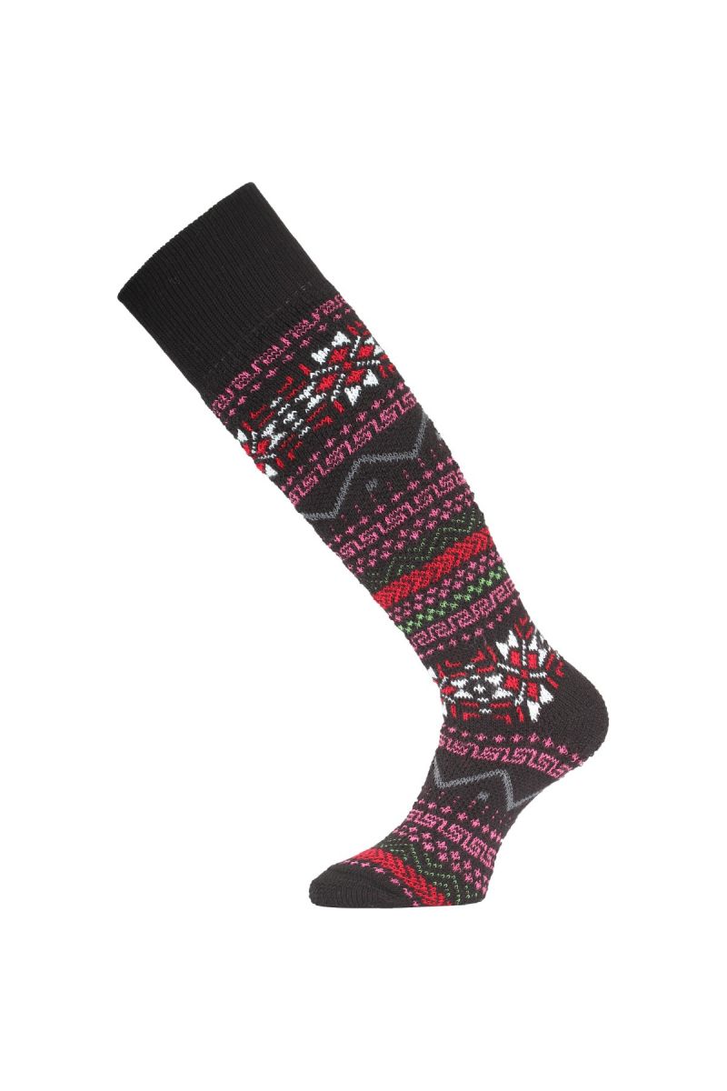 Lasting SKW 903 černá merino ponožky lyžařské Velikost: (42-45) L ponožky