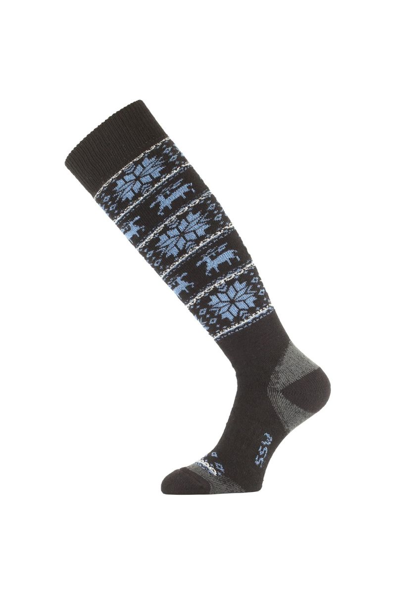 Lasting SSW 905 černá merino ponožky lyžařské Velikost: (42-45) L ponožky