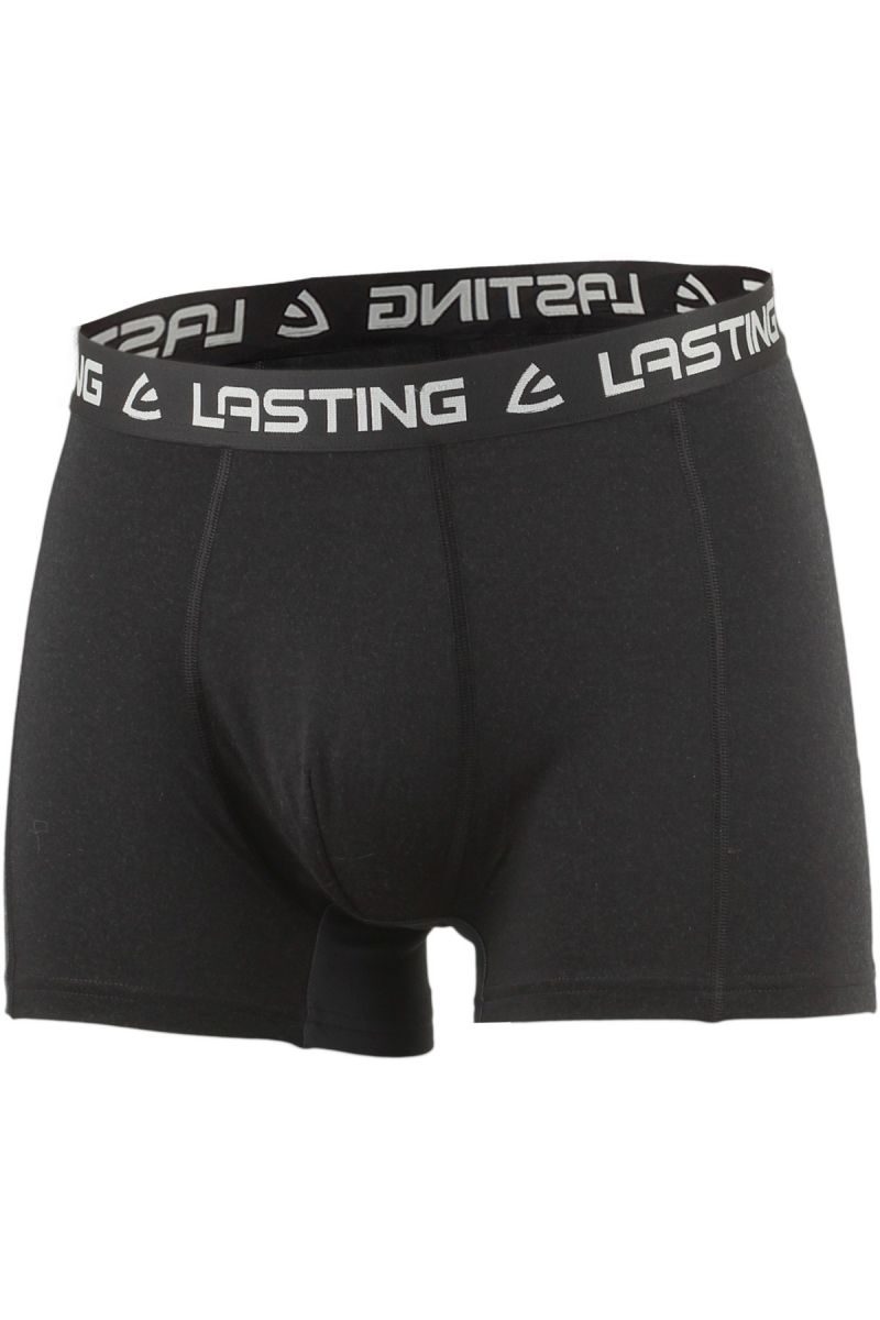 Lasting NOMO 9099 černé vlněné merino boxerky Velikost: XXL