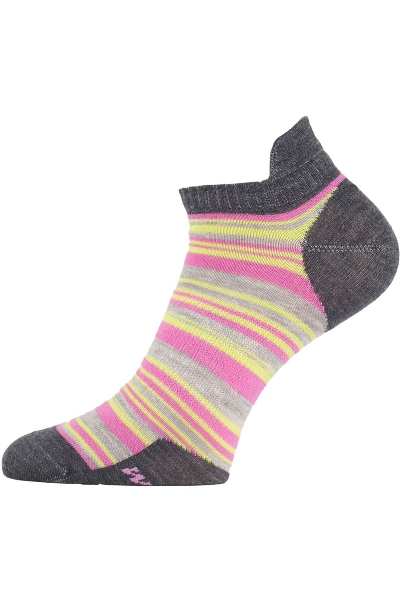 E-shop Lasting WWS 504 růžové vlněné ponožky