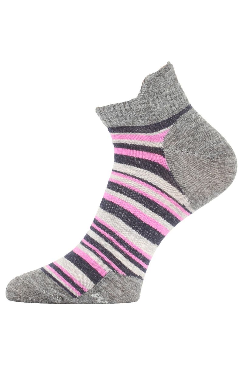 Lasting WWS 804 růžové vlněné ponožky Velikost: (38-41) M ponožky