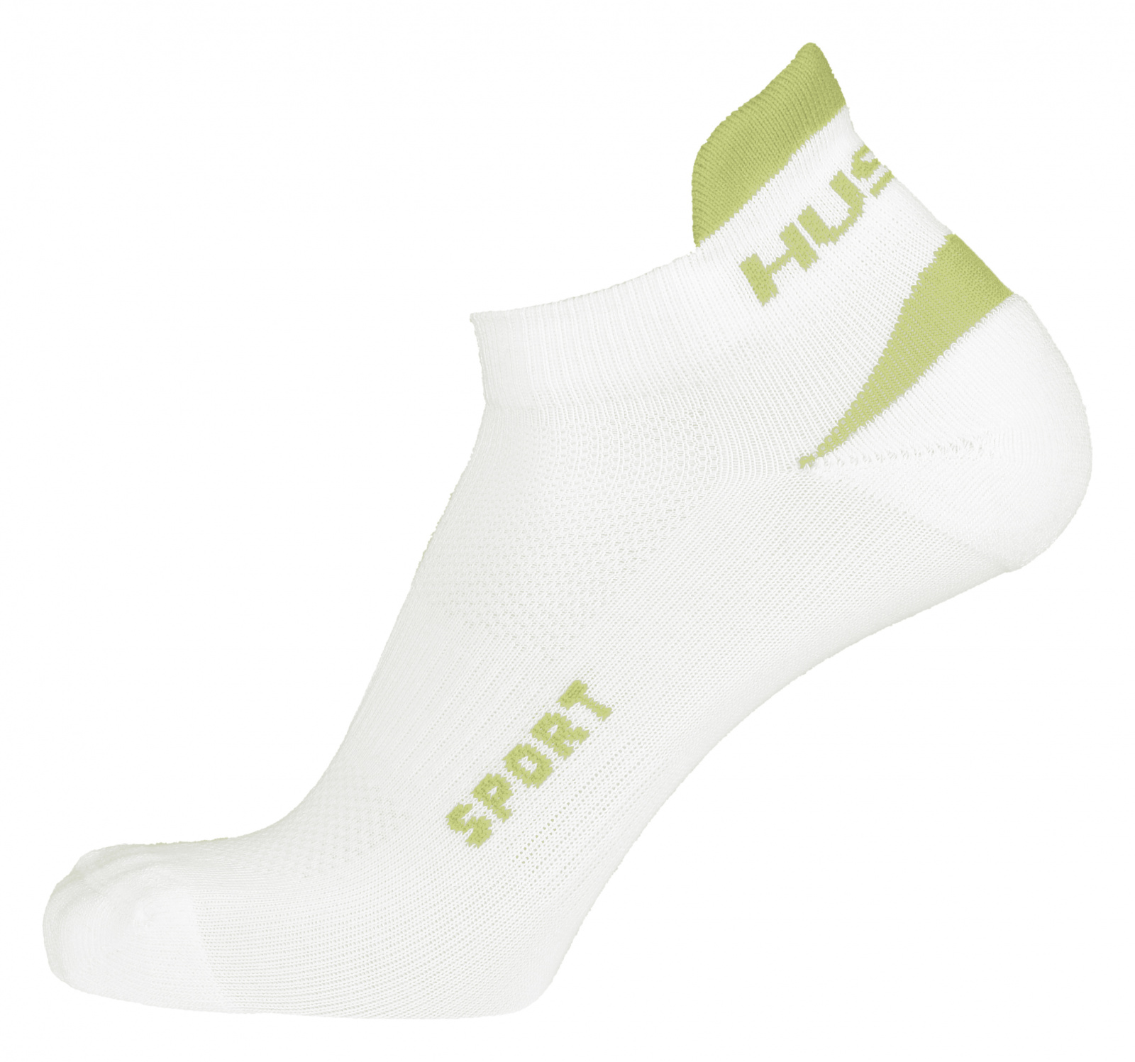 Husky Ponožky Sport bílá/sv. zelená Velikost: XL (45-48) ponožky
