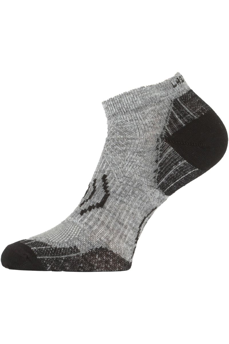 Lasting merino ponožky WTS šedé Velikost: (38-41) M ponožky