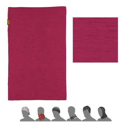 E-shop SENSOR Tube MERINO WOOL multifunkční šátek lilla Rozměry šátku: 51 x 24 cm