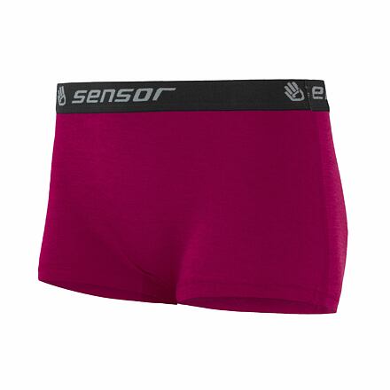 E-shop SENSOR MERINO ACTIVE dámské kalhotky s nohavičkou lilla