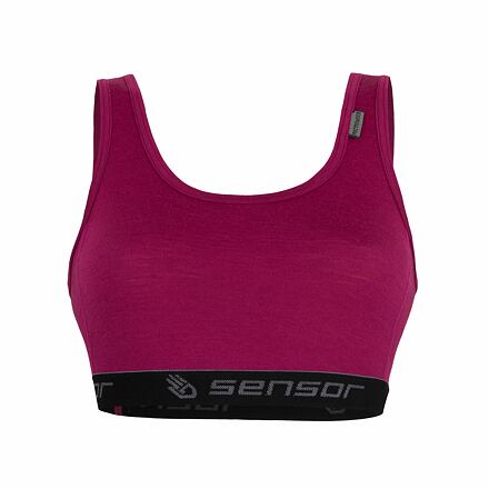 SENSOR MERINO ACTIVE dámská podprsenka lilla Velikost: M