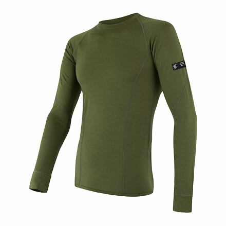 E-shop SENSOR MERINO ACTIVE pánské triko dl.rukáv safari