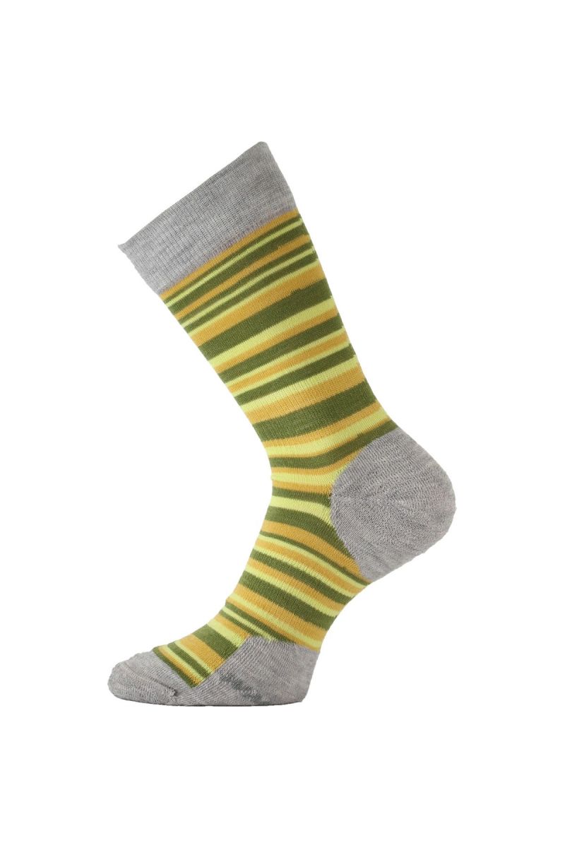 Lasting WWL merino ponožky žluté Velikost: (42-45) L ponožky
