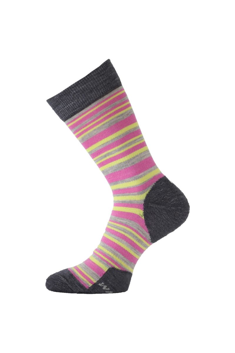 Lasting WWL merino ponožky růžové Velikost: (38-41) M ponožky