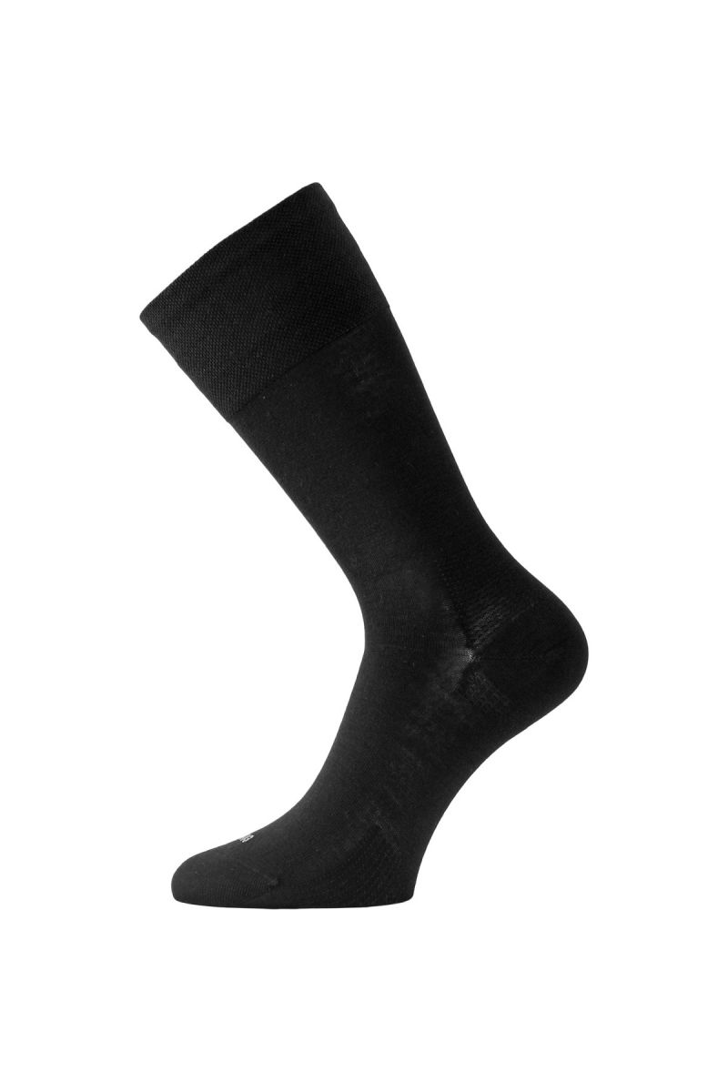 Lasting merino ponožky FWL černé Velikost: (38-41) M ponožky