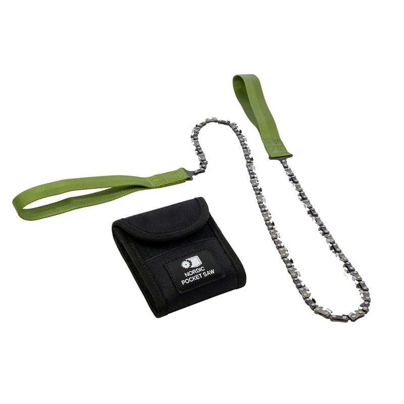 E-shop Kapesní řetězová pila Nordic Pocket Saw X-LONG pro dvě osoby - Green