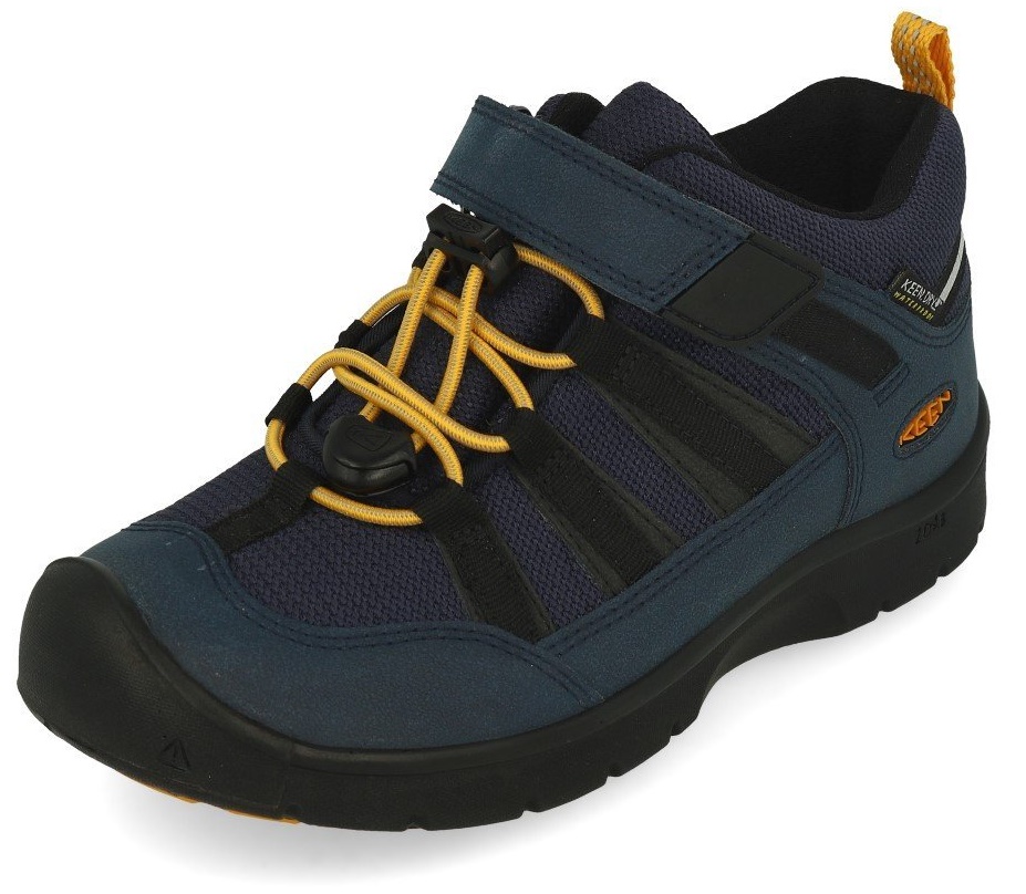 Keen HIKEPORT 2 LOW WP Jr blue nights/sunflower Velikost: 39 dětské boty