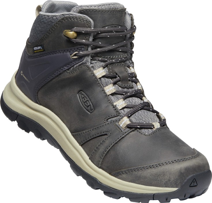 Keen TERRADORA II LEATHER MID WP W magnet/plaza taupe Velikost: 37,5