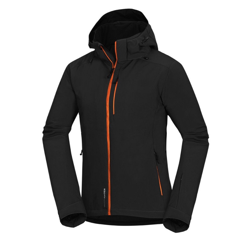 E-shop Northfinder Denver Black/Orange BU-3417SNW lyžařská pánská bunda