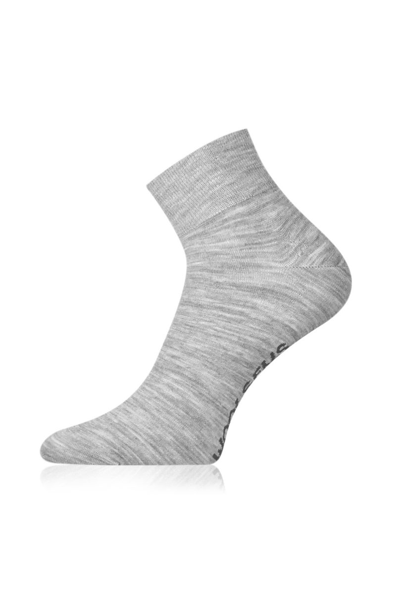 Lasting merino ponožky FWE šedé Velikost: (34-37) S