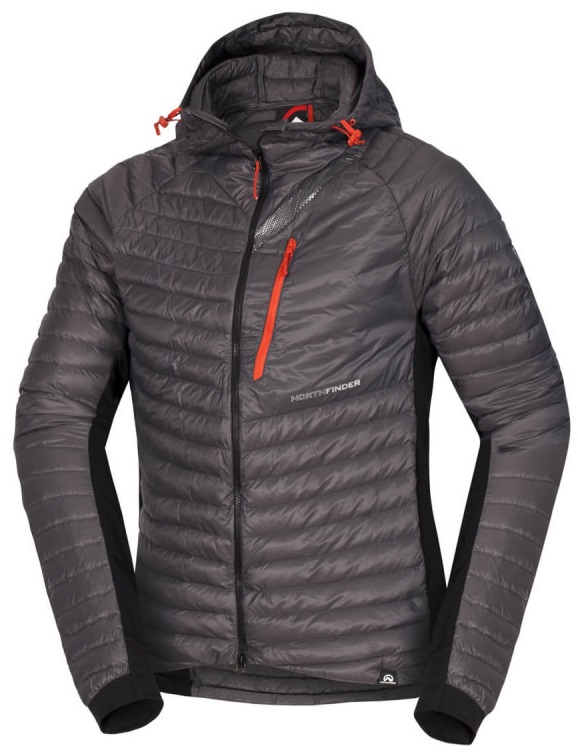 Northfinder pánská bunda BUDIN black orange BU-3808SKP-383 Velikost: XXL pánská bunda