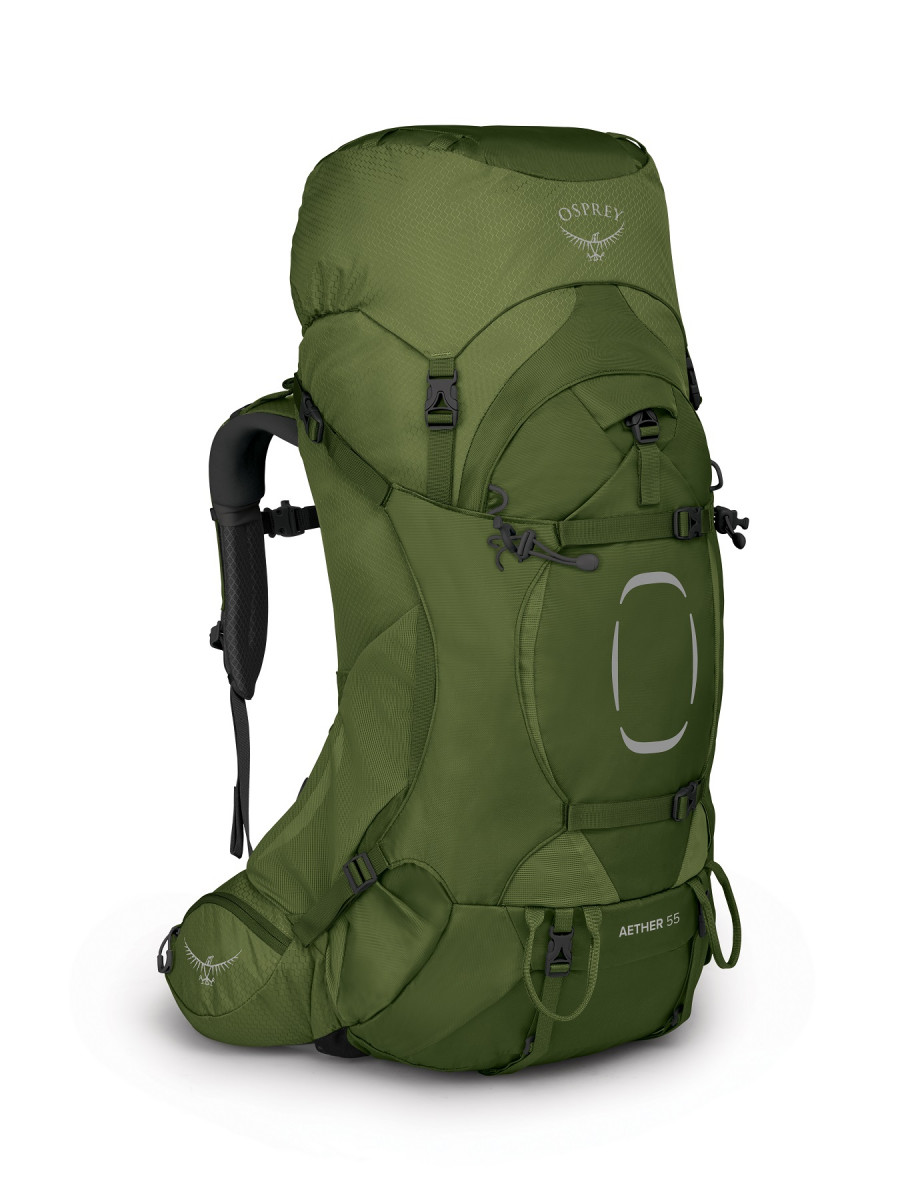 Osprey AETHER 55 II garlic mustard green Velikost: L/XL batoh