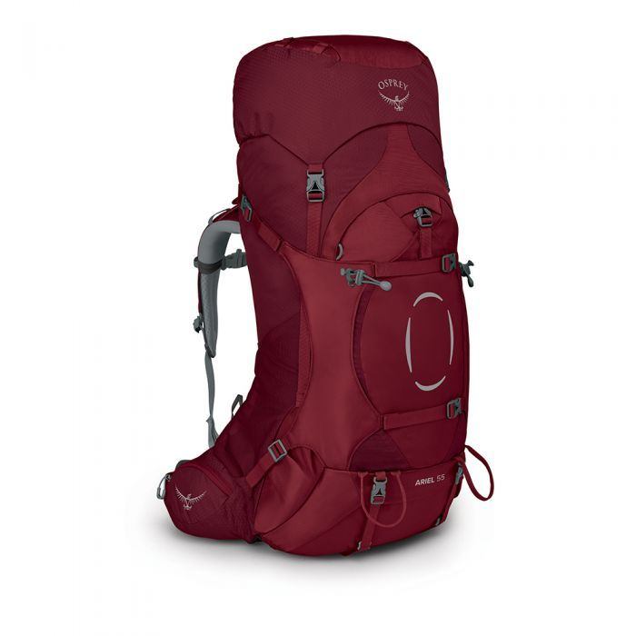 Osprey ARIEL 55 II claret red Velikost: WM/WL