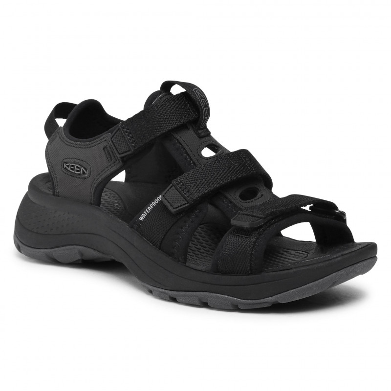 Keen ASTORIA WEST OPEN TOE WOMEN black/black Velikost: 38