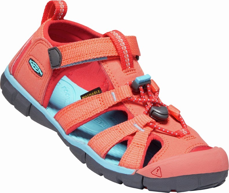 Keen SEACAMP II CNX CHILDREN coral/poppy red Velikost: 30