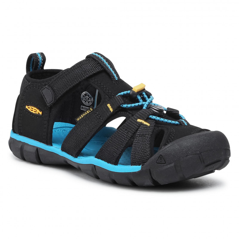 Keen SEACAMP II CNX YOUTH black/keen yellow Velikost: 37