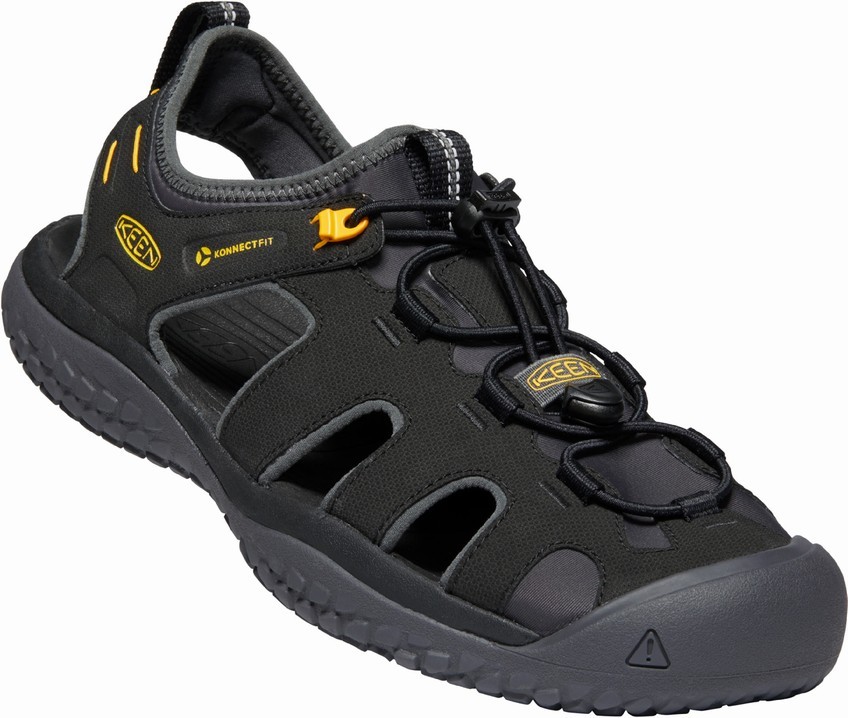 E-shop Keen SOLR SANDAL MEN black/gold