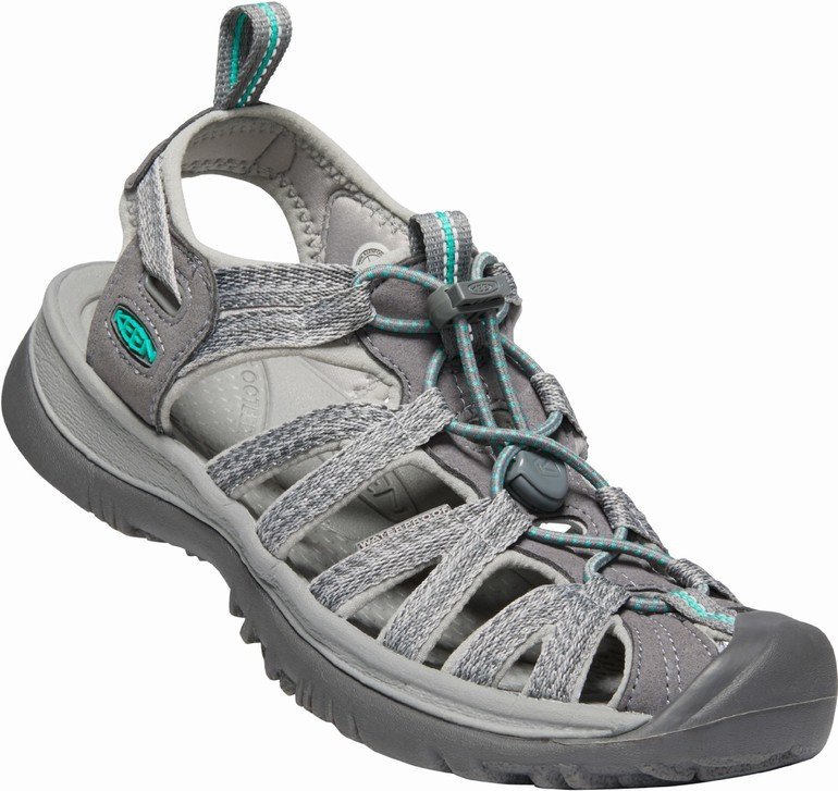 Keen WHISPER WOMEN medium grey/peacock green Velikost: 39,5 dámské sandály