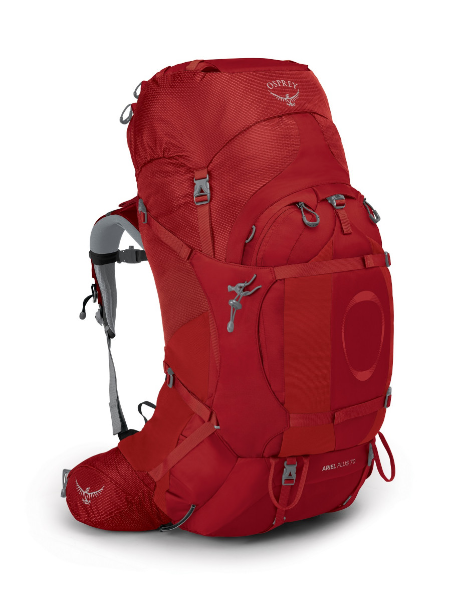 E-shop Osprey ARIEL PLUS 70 carnelian red