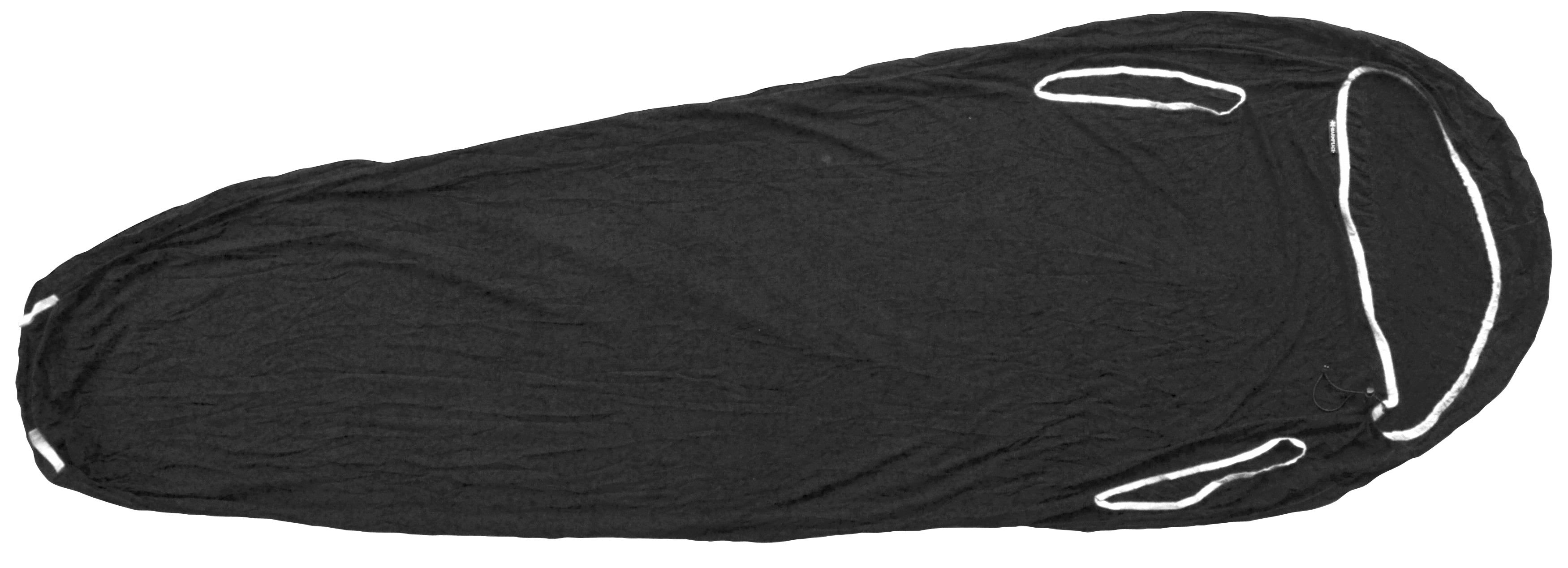 Warmpeace Vložka do spacáku merino 195 cm black Velikost: 195