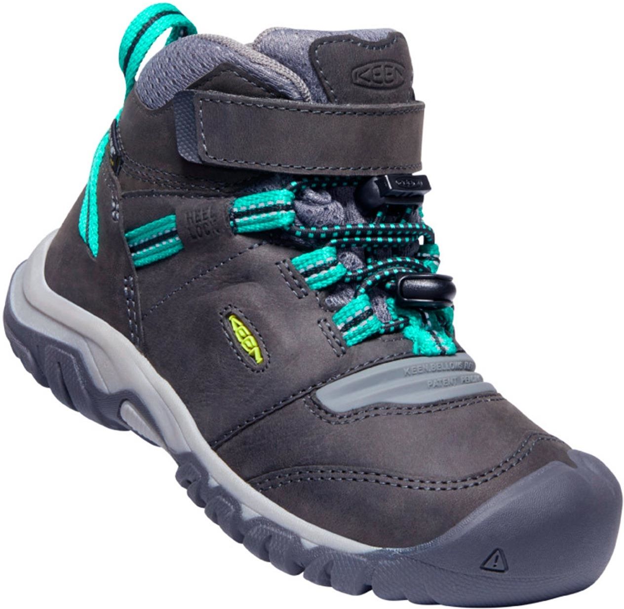 Keen RIDGE FLEX MID WP CHILDREN magnet/greenlake Velikost: 27/28 dětské boty