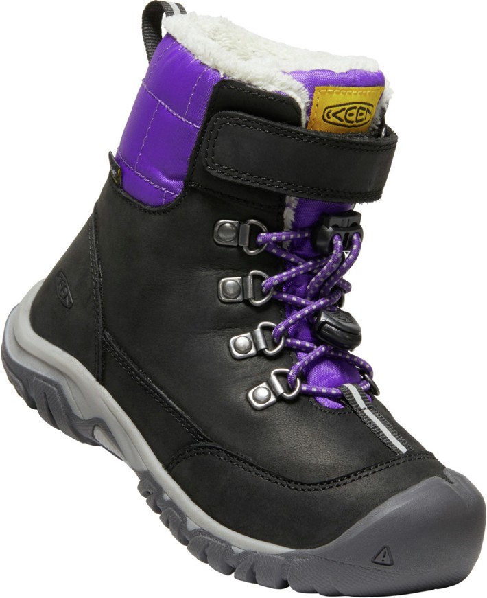 Keen GRETA BOOT WP YOUTH black/purple Velikost: 37 dětské boty