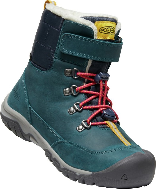 Keen GRETA BOOT WP YOUTH blue coral/pink peacock Velikost: 36 dětské boty