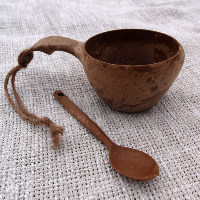 Kupilka KUKSA 210 ml + lžička - Original (BROWN)