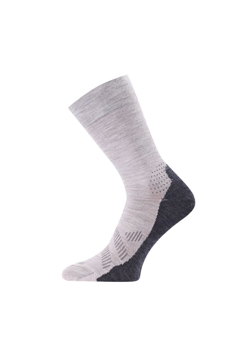 Lasting merino ponožky FWJ béžové Velikost: (34-37) S