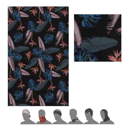 E-shop SENSOR TUBE MERINO IMPRESS šátek multifunkční černá/floral Pohlaví: Muži