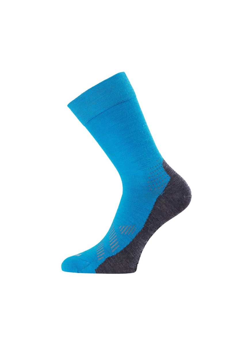 Lasting merino ponožky FWJ modré Velikost: (42-45) L