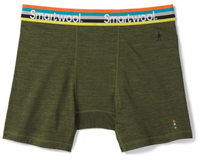 Smartwool M Merino Sport 150 Boxer Brief Boxed moss green heather Velikost: XXL