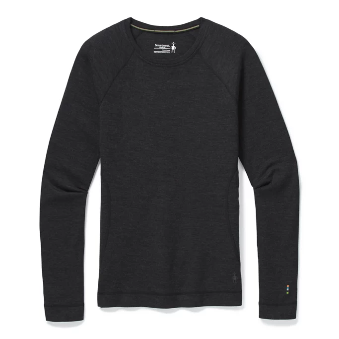 Smartwool W MERINO 250 BASELAYER CREW BOXED charcoal heather Velikost: L spodní prádlo