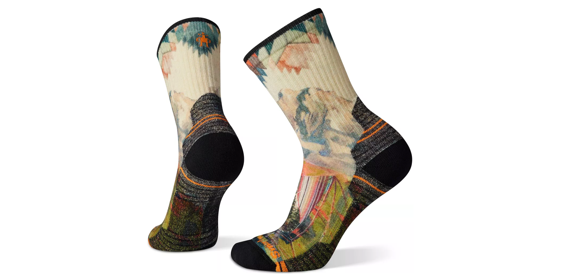 Smartwool W PERFORMANCE HIKE LIGHT CN MNTNPRNT CRW natural Velikost: S