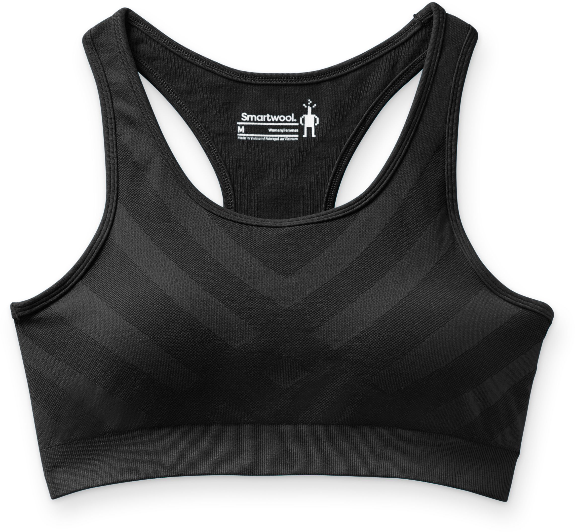 Smartwool W SEAMLESS RACERBACK BRA black Velikost: XL