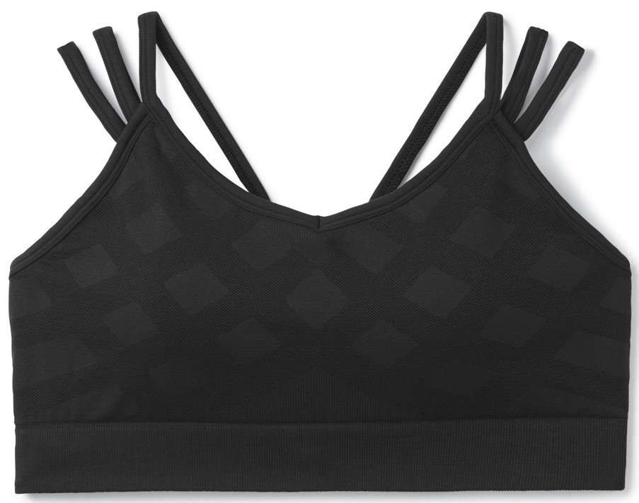 Smartwool W SEAMLESS STRAPPY BRA black Velikost: M