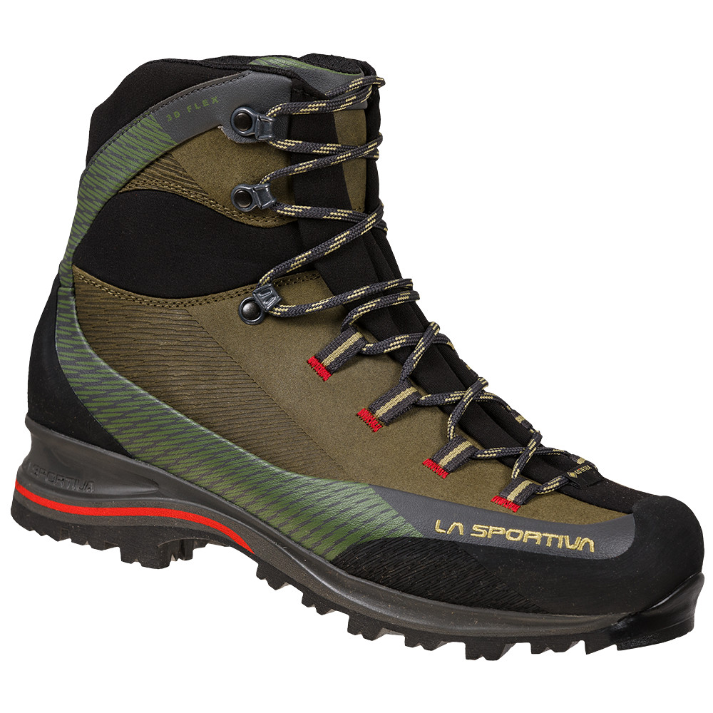 La Sportiva Trango Trek Leather GTX ivy/tango red Velikost: 46