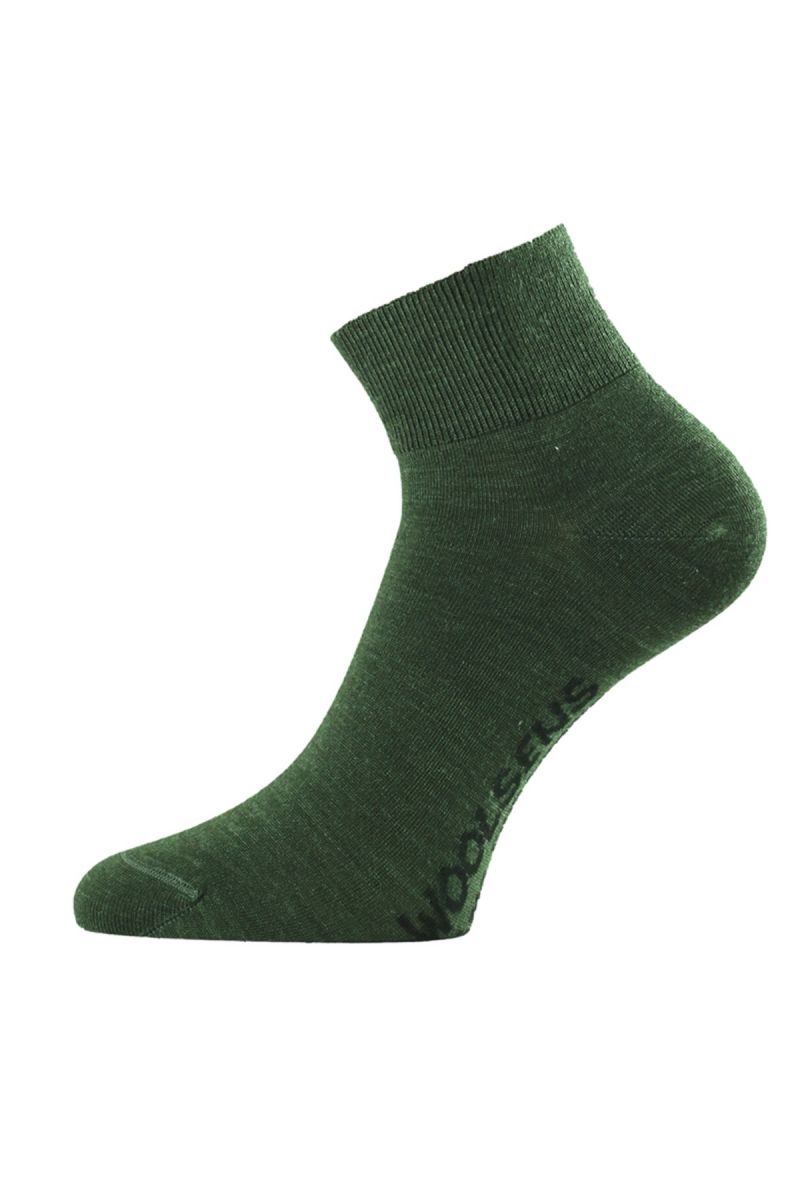 Lasting merino ponožky FWE zelené Velikost: (34-37) S