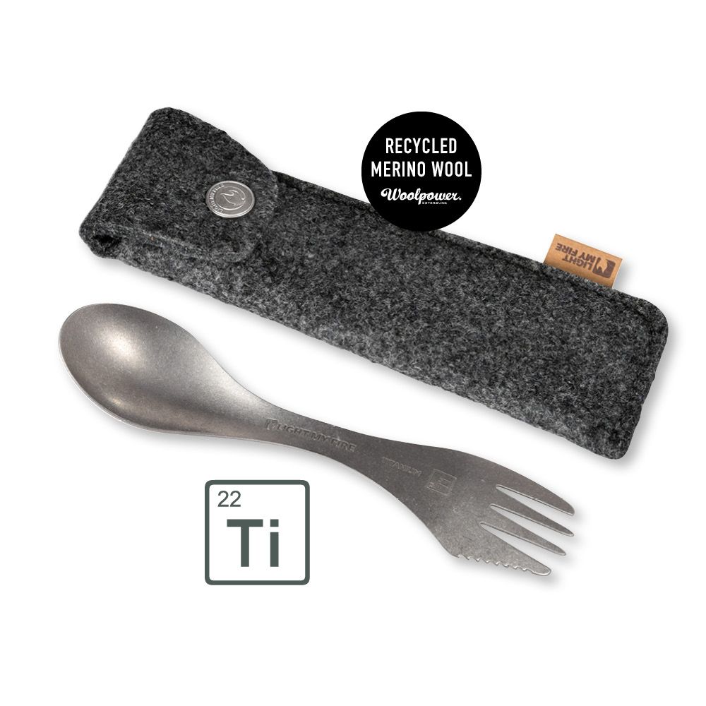 E-shop Light My Fire Spork Kit Titanium in Merinowool Case