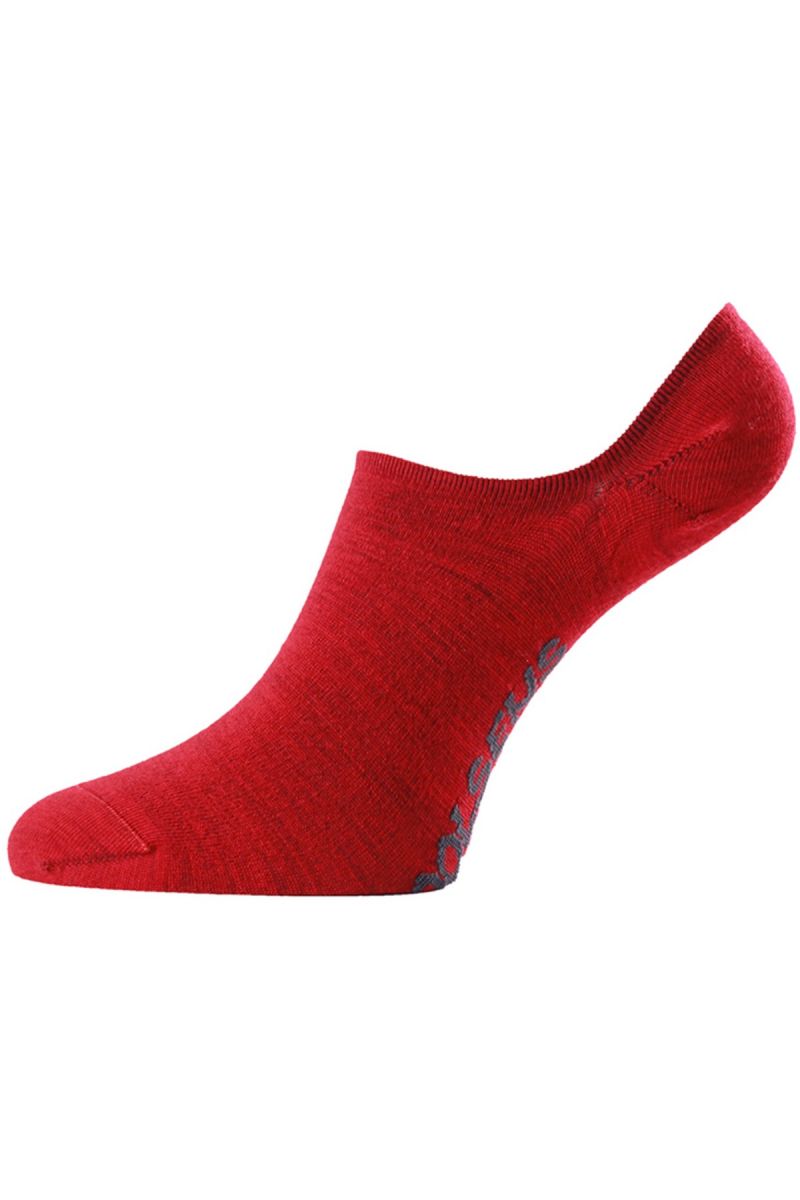 Lasting merino ponožky FWF červené Velikost: (38-41) M